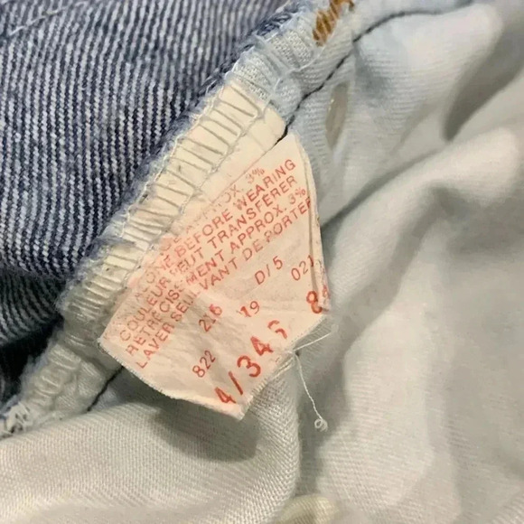Vintage Levi’s  Orange Tab 501 Jeans 34x26 - Picture 6 of 7